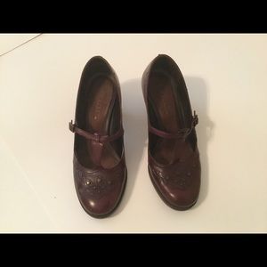 Aerosoles  Burgundy T-Strap shoe